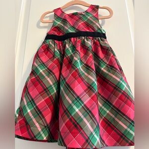 Red and Green Holiday Dress